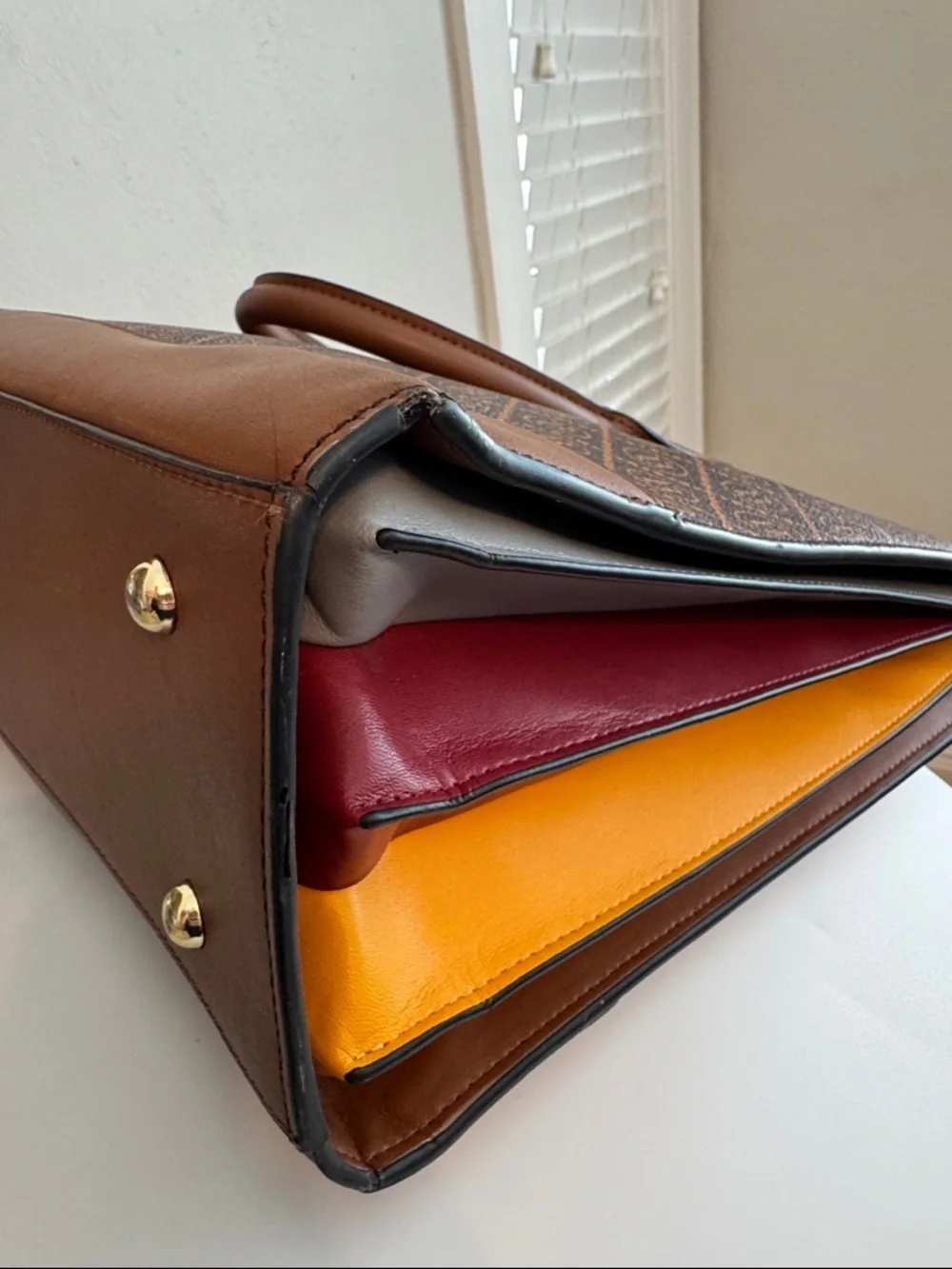 Bostanten Stroud Vintage Leather Briefcase - Picture 9 of 14